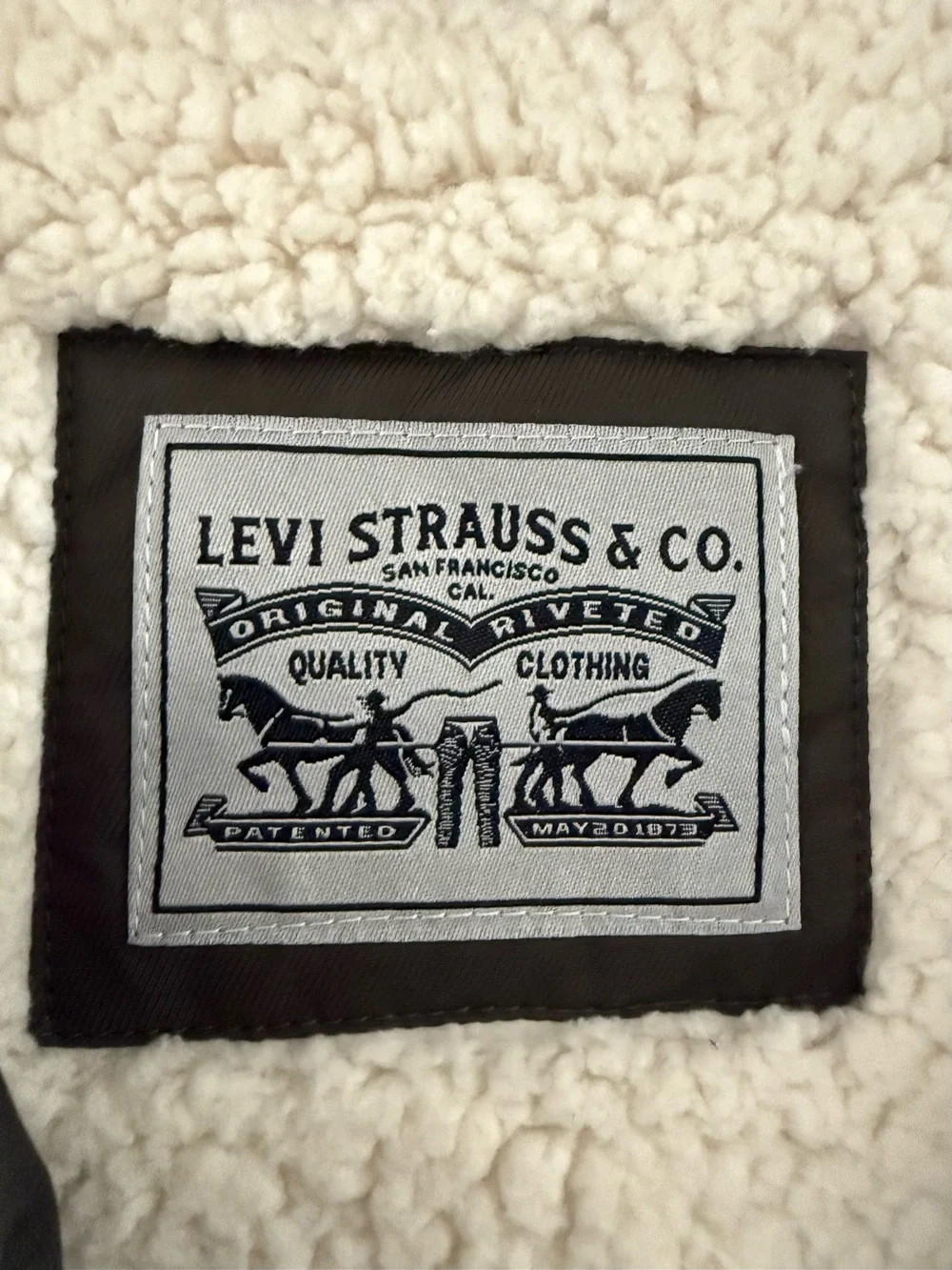 Levis Hooded Utility Parka with Sherpa Lining